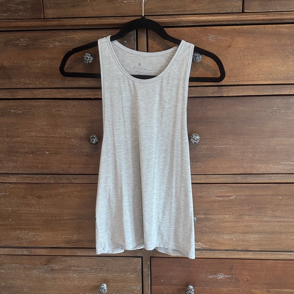 Athleta Light Gray Women's Tank Top